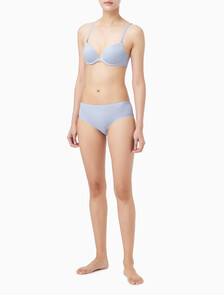Buy 여성 퍼펙틀리 핏 AF 푸쉬업 브라 in color Light blue