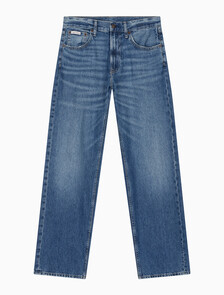 Buy 남성 90's 스트레이트핏 미드블루 라이트웨이트 데님 in color SHOCKWAVE