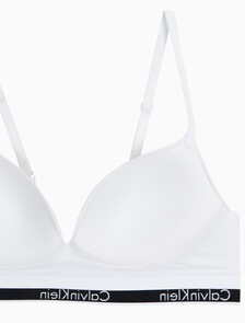 Buy 여성 모던코튼 AF 푸쉬업 브라 in color WHITE