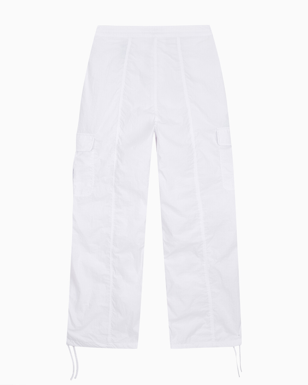 Buy 여성 소프트터치 화이트 카고 팬츠 in color BRIGHT WHITE