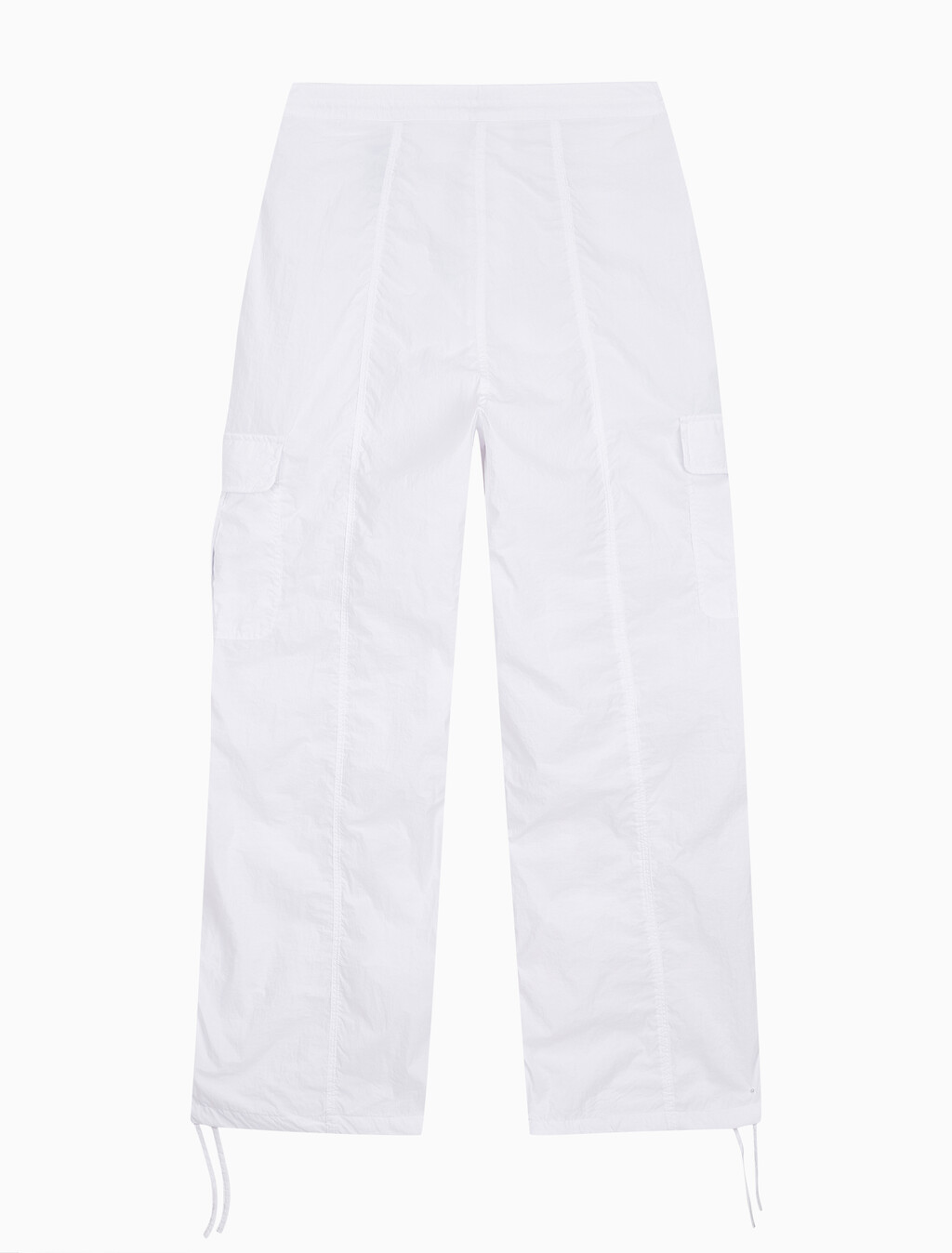 Buy 여성 소프트터치 화이트 카고 팬츠 in color BRIGHT WHITE