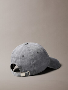Buy 남녀공용 스몰 모노그램 볼캡 in color Grey