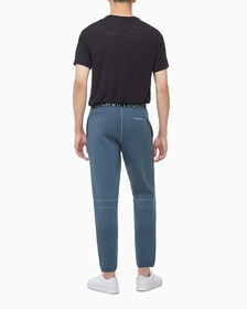 Buy 남성 레귤러핏 테이퍼드 팬츠 in color OCEAN TEAL/ BLK