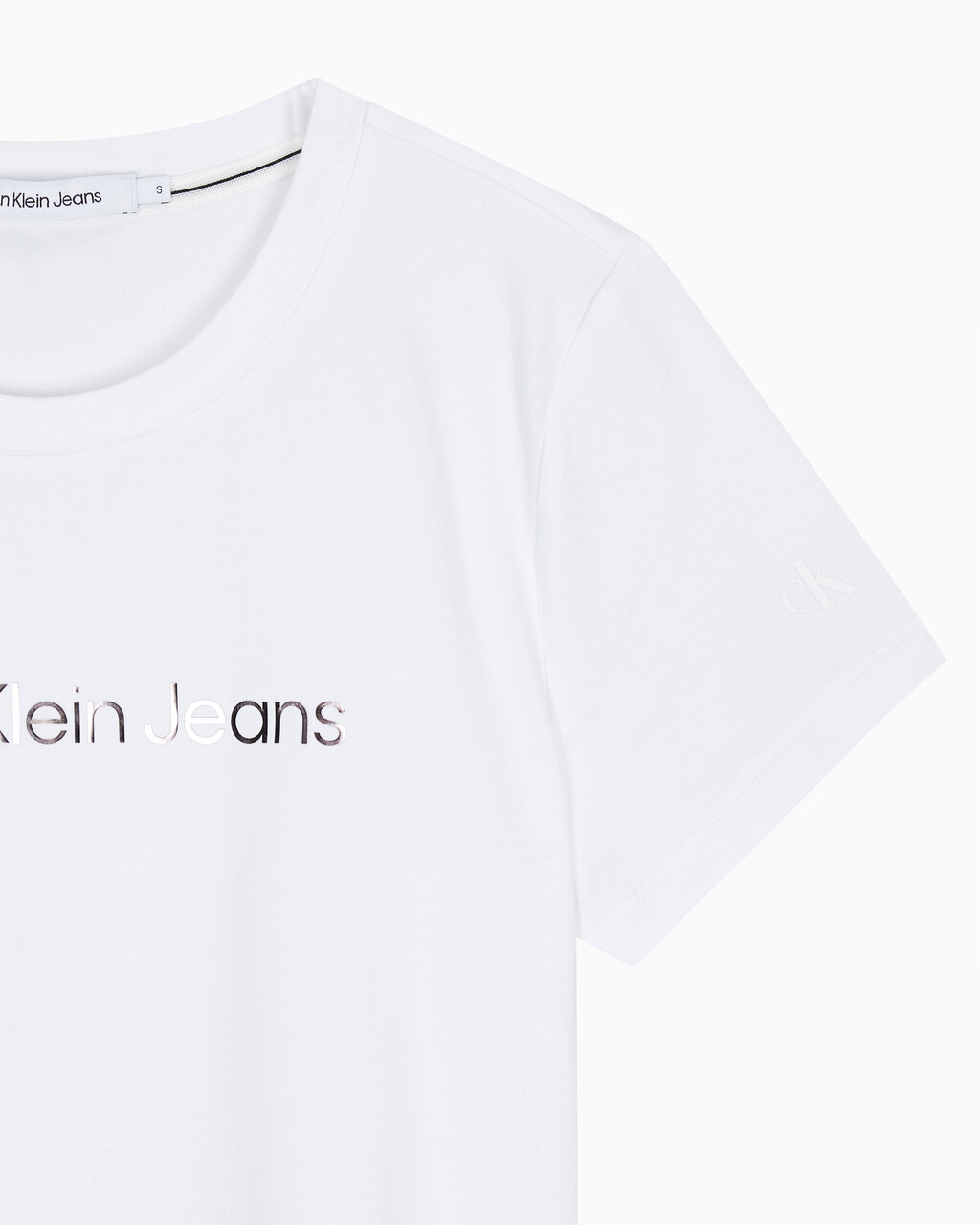 Buy 여성 인스티튜셔널 슬림핏 반팔 티셔츠  in color BRIGHT WHITE