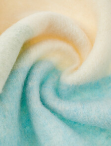 Buy 남녀공용  패치로고 배색 체크 머플러 in color Yellow