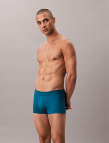 Buy 남성 CK 블랙 마이크로파이버 트렁크 in color TEAL MARINE