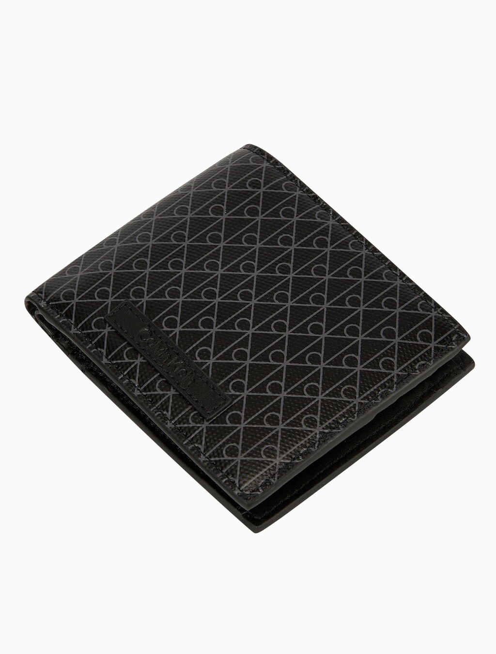 Buy 남성 코티드 AOP 빌폴드 지갑 in color BLACK