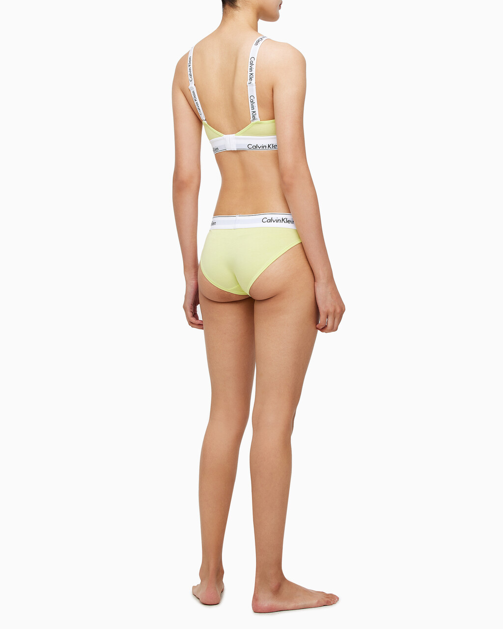 Buy 여성 모던 코튼 라이틀리 라인드 브라렛 in color SUNNY LIME