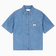 MID BLUE BACK EMBRO