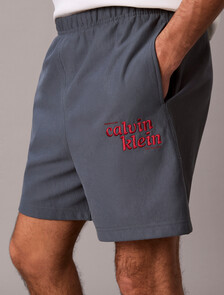 Buy 프리미엄 테리 그래픽 쇼츠 in color Dark Blue