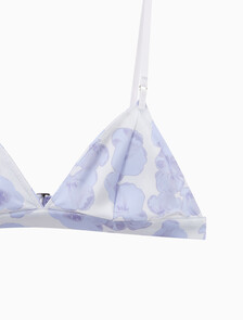 Buy 여성 새틴 AF 트라이앵글 in color Blue Print