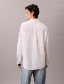 Buy 여성 팝플린 릴렉스 셔츠 in color BRILLIANT WHITE