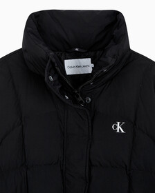 Buy 여성 벨트 롱 푸퍼 in color CK BLACK