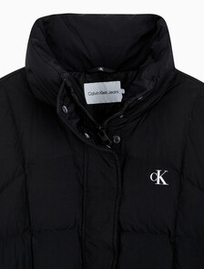 Buy 여성 벨트 롱 푸퍼 in color CK BLACK