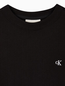 Buy 여성 L/S 아카이브 로고 크루넥 티셔츠 in color BLACK