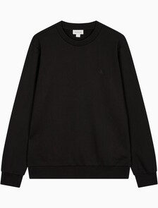 Buy 남성 레귤러핏 로고 그래픽 맨투맨 스웻셔츠 in color CK BLACK