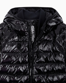 Buy 여성 슬림핏 다운 재킷 in color BLACK