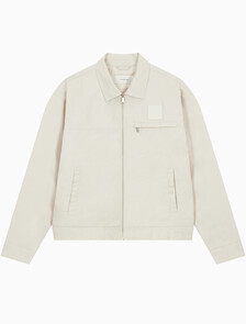 Buy 남성 릴렉스핏 지퍼 카라 자켓 in color LIGHT BEIGE