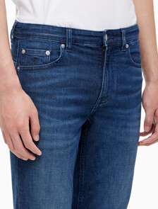 Buy 남성 바디핏 다크 블루 37.5 데님 in color BLUE BLACK HANGER LOOP