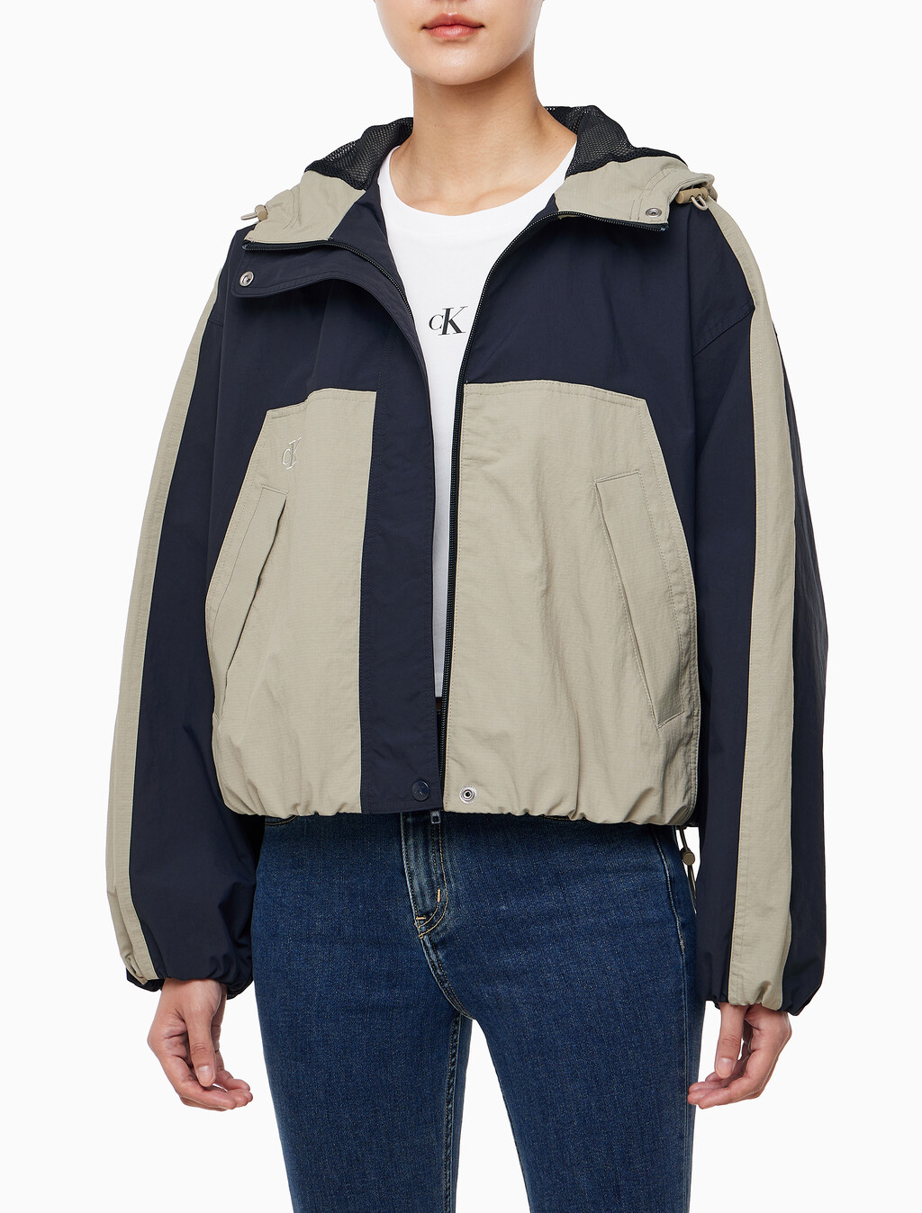 Buy 여성 립스탑 숏 자켓 in color LAUREL OAK