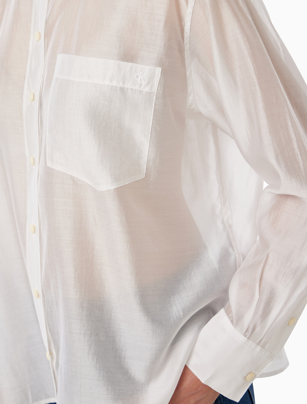 Buy 여성 릴렉스 셔츠 in color Sand White