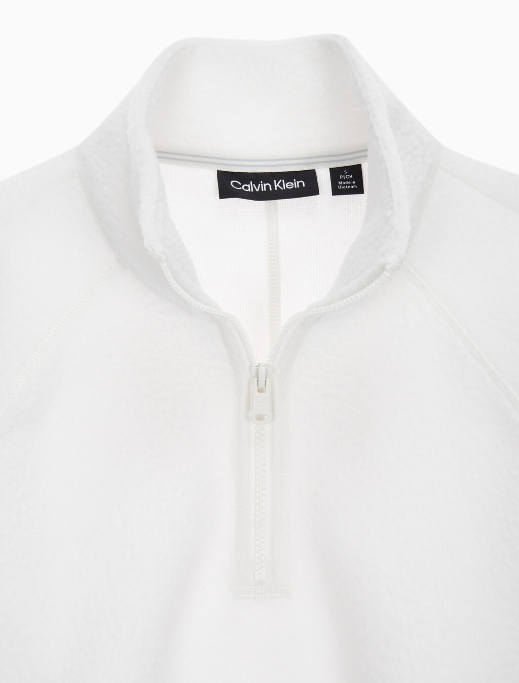 Buy 여성 릴랙스핏 쉐르파 크롭 풀오버 in color WHITE