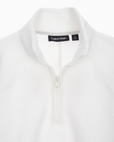 Buy 여성 릴랙스핏 쉐르파 크롭 풀오버 in color WHITE