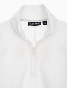 Buy 여성 릴랙스핏 쉐르파 크롭 풀오버 in color WHITE