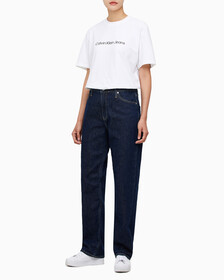 Buy 여성 90's 스트레이트핏 린스 데님 in color RINSE BLUE