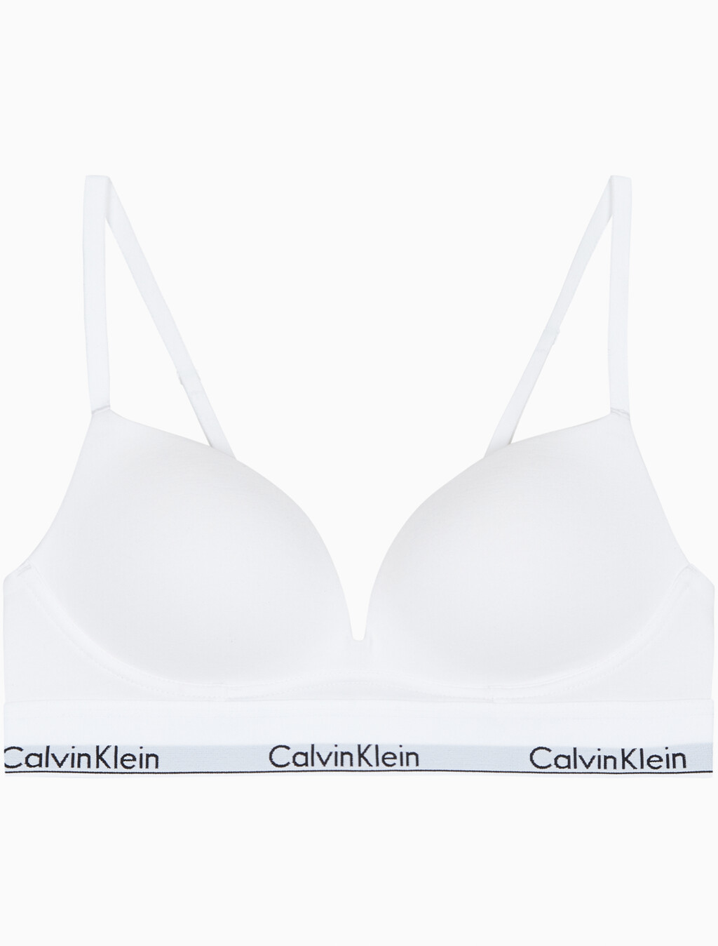 Buy 여성 모던코튼 AF 푸쉬업 브라 in color WHITE