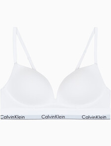 Buy 여성 모던코튼 AF 푸쉬업 브라 in color WHITE
