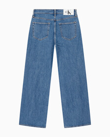 Buy 남성 90's 루즈핏 미드블루 데님 in color MID BLUE BACK EMBRO