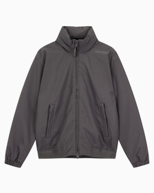 Buy 남성 레귤러핏 패디드 재킷 in color BLK AOP/BITTER