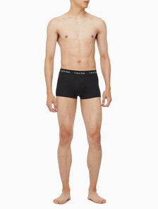 Buy 남성 코튼 스트레치 로우 라이즈 드로즈 5PK in color BLACK