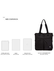 Buy 남성 CKJ 익스팬더블 헬멧 토트백 in color BLACK