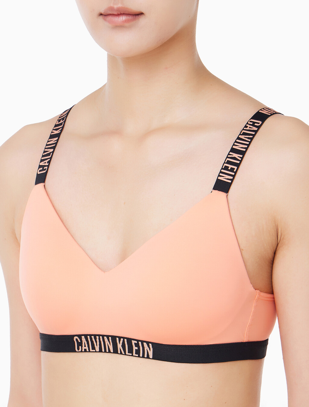 Buy 여성 인텐스 파워 마이크로파이버 쿨링 AF 브라렛 (H&E) in color PAPAYA PUNCH