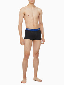 Buy 남성 코튼 스트레치 로우 라이즈 드로즈 5PK in color BLACK