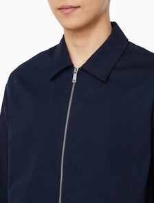 Buy 남성 코튼 도비 블루종 자켓 in color DARK SAPPHIRE