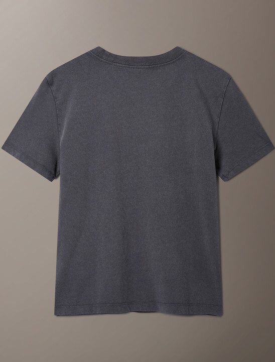 여성 애시드워시 히어로 모노로고 티