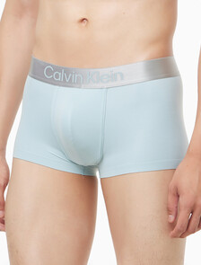 Buy 남성 브러시드 마이크로파이버 스트레치 로우 라이즈 트렁크 in color Light Blue
