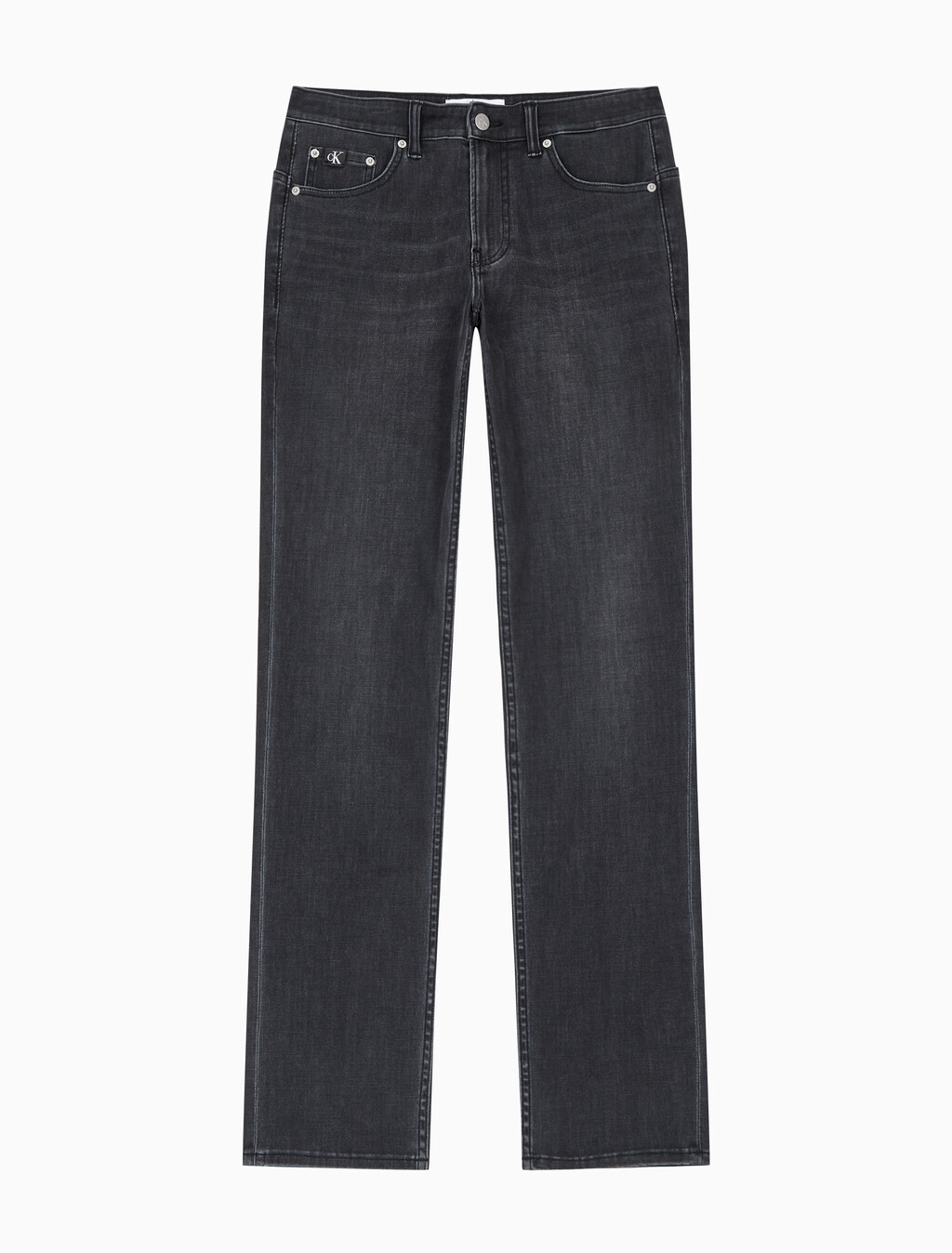 Buy 남성 바디핏 블랙 37.5 기능성 데님 in color WASHED BLACK LOGO LACE