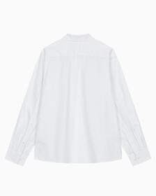 Buy 남녀공용 스탠다드 오버사이즈핏 코튼 셔츠 in color BRILLIANT WHITE