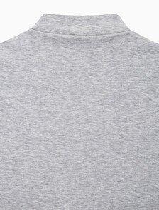 Buy 여성 아이콘 코튼 모달 AF 모크넥 브라렛 in color GREY HEATHER
