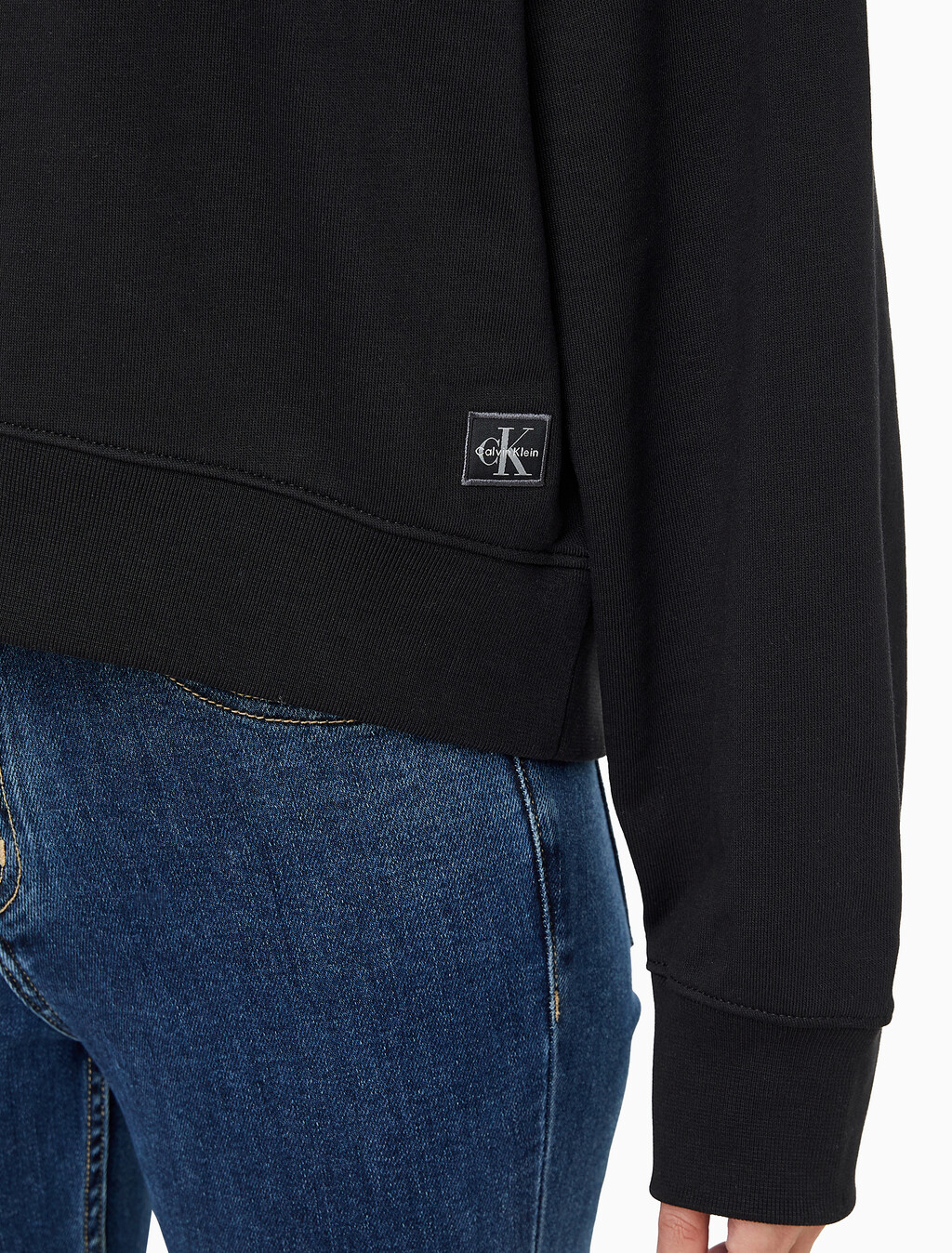 Buy 여성 프리미엄 테리 스웻셔츠 in color BLACK