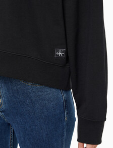 Buy 여성 프리미엄 테리 스웻셔츠 in color BLACK