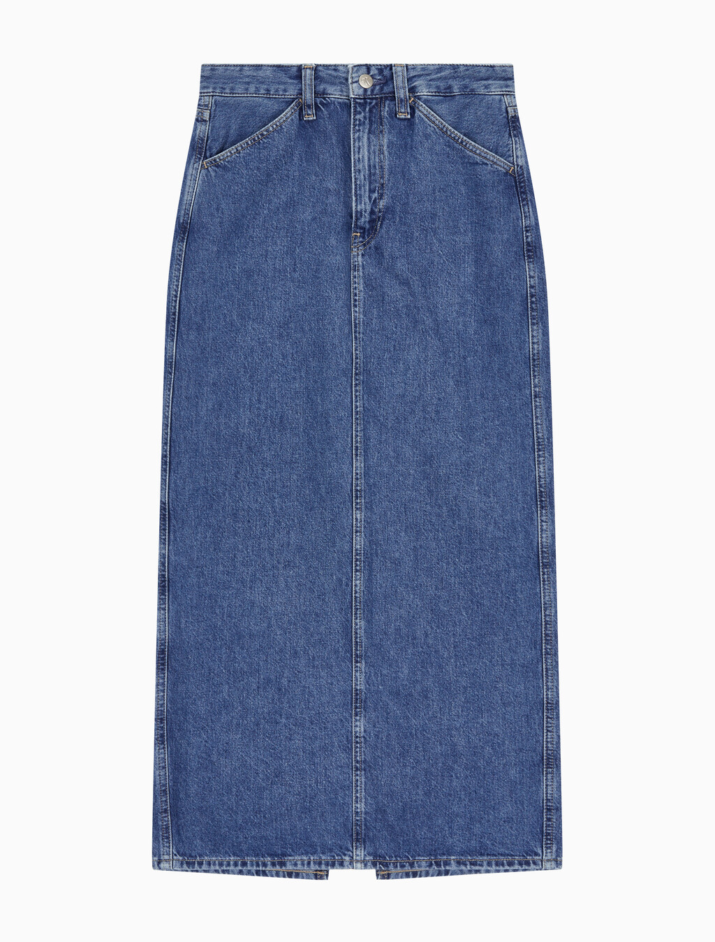Buy 여성 트라우저 포켓 맥시 스커트 in color CHALKY BLUE