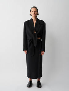 Buy HALLIE WOMENS SKIRT in color BLACK