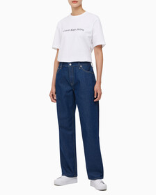 Buy 여성 90's 스트레이트핏 린스 데님 in color RINSE BLUE