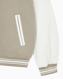 Buy 남성 바시티 봄버 자켓 in color BEIGE