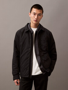 Buy 남성 롱슬리브 크링클 나일론 셔츠 자켓 in color BLACK BEAUTY